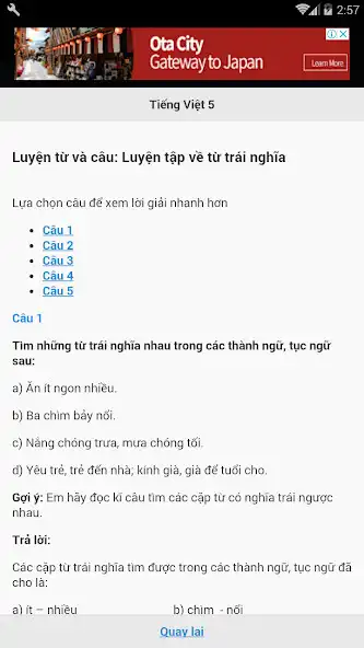 Play Học tốt Tiếng Việt lớp 5  and enjoy Học tốt Tiếng Việt lớp 5 with UptoPlay