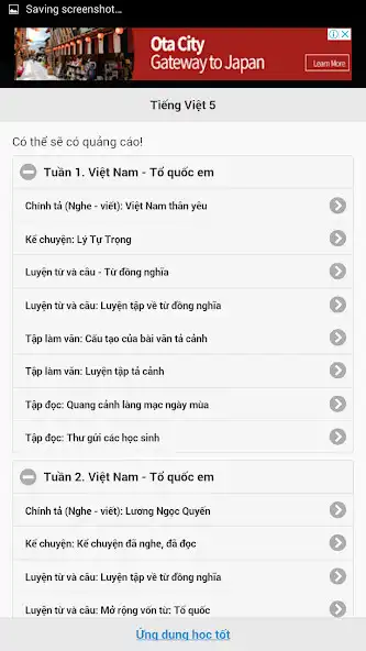 Play Học tốt Tiếng Việt lớp 5 as an online game Học tốt Tiếng Việt lớp 5 with UptoPlay