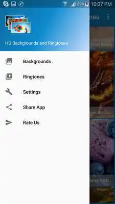 Play HD Backgrounds and Ringtones