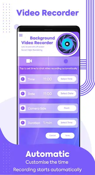 Play HD Background Video Recorder