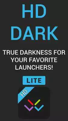 Play HD Dark Free - Icon Pack