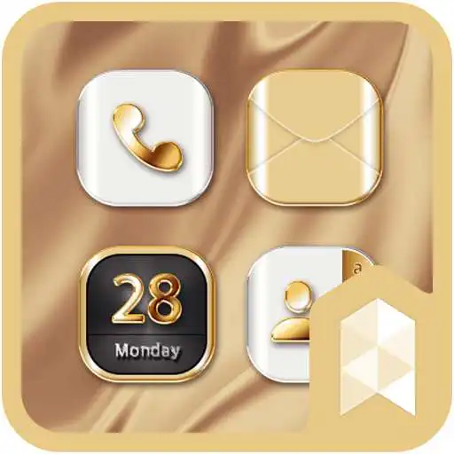 Free play online HD Gold Wallpaper theme  APK
