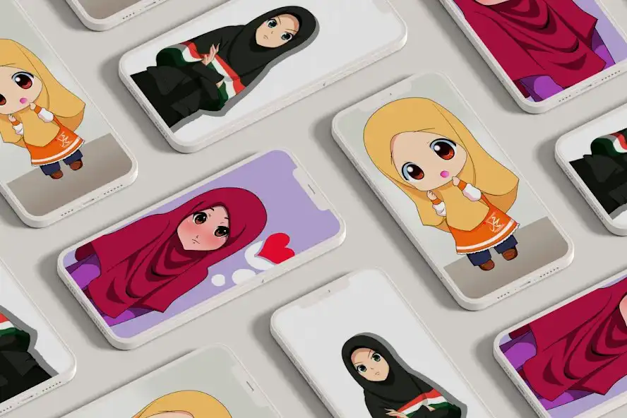 Play HD Hijab Cartoon Wallpaper as an online game HD Hijab Cartoon Wallpaper with UptoPlay