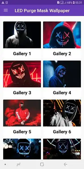 Play HD LED Purge Mask Wallpaper  and enjoy HD LED Purge Mask Wallpaper with UptoPlay