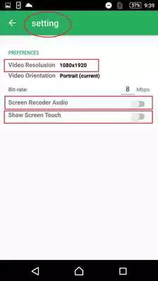 Play HD Screen Recorder with audio  Screenshot