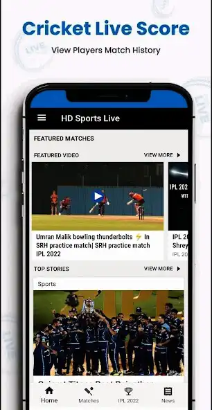 Play HD Sports - Live Cricket Score  and enjoy HD Sports - Live Cricket Score with UptoPlay