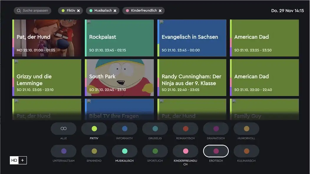Play HD+ TV App as an online game HD+ TV App with UptoPlay