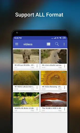 Play HD Video Player All Format, mkv player, avi player as an online game HD Video Player All Format, mkv player, avi player with UptoPlay