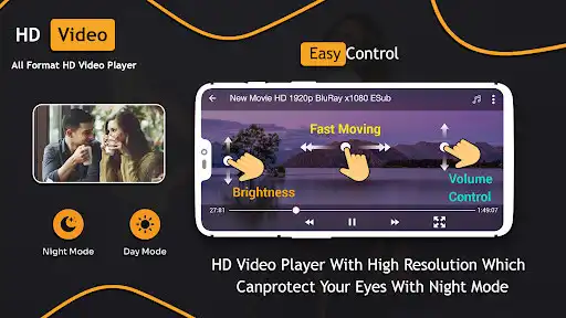 Play HD Video Player  Downloader as an online game HD Video Player  Downloader with UptoPlay