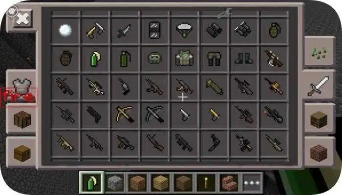 Play HD weapon mod for minecraft