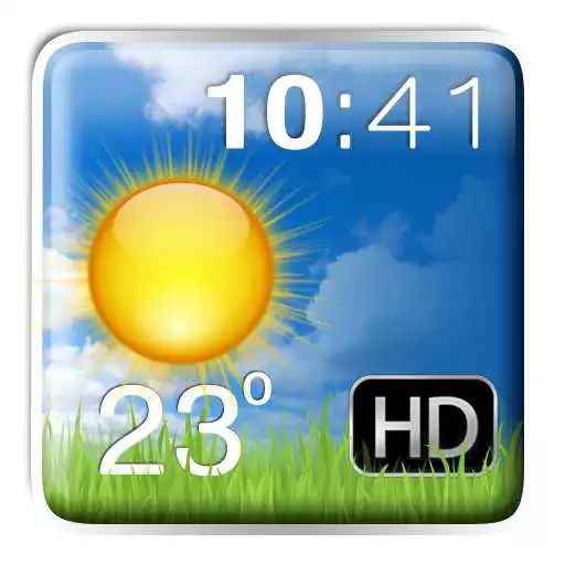 Free play online HD Weather and Clock Widget  APK