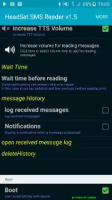 Play Headset SMS Reader