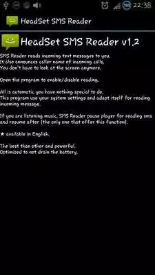 Play Headset SMS Reader