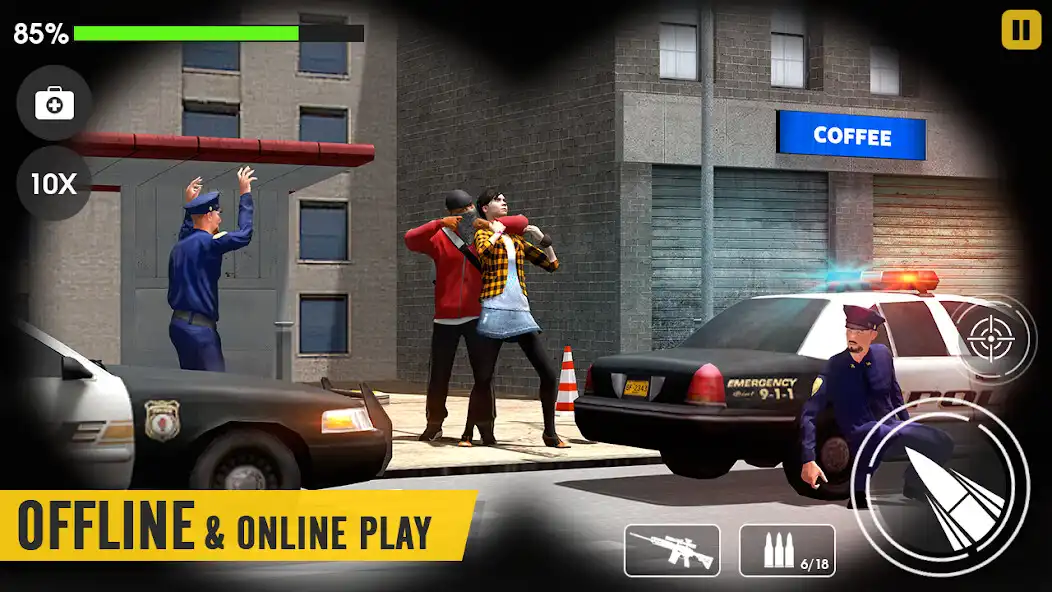 Play Headshot Sniper Shooting Games as an online game Headshot Sniper Shooting Games with UptoPlay