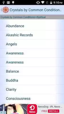 Play Healing Crystals Directory