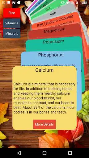 Play Health Info Vitamins and Minerals -3D View  and enjoy Health Info Vitamins and Minerals -3D View with UptoPlay