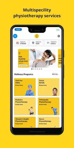 Play HealthQ Rehab Physiotherapy as an online game HealthQ Rehab Physiotherapy with UptoPlay
