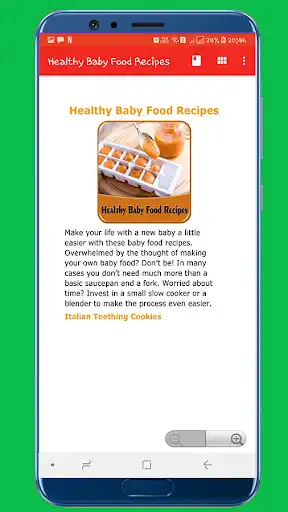 Play Healthy Baby Food Recipes as an online game Healthy Baby Food Recipes with UptoPlay
