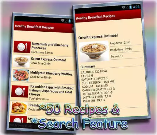 Play Healthy breakfast recipes