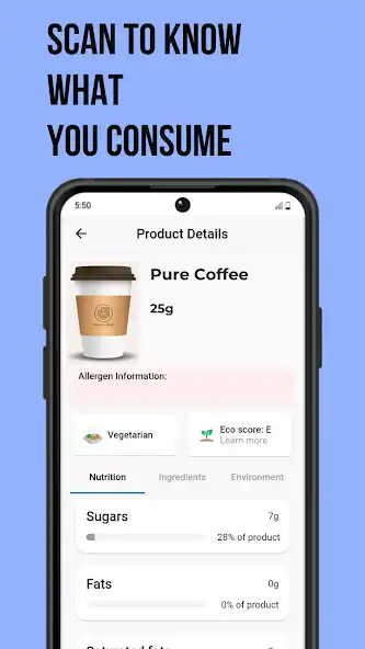 Play Healthy food: Barcode scanner as an online game Healthy food: Barcode scanner with UptoPlay