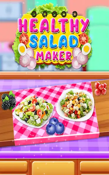 Play Healthy Salad Maker - Kitchen Food Cooking Game  and enjoy Healthy Salad Maker - Kitchen Food Cooking Game with UptoPlay