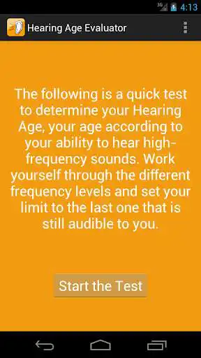 Play Hearing Age Evaluator
