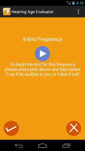 Play Hearing Age Evaluator