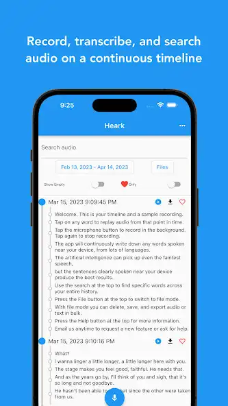 Play Heark - Record and Transcribe  and enjoy Heark - Record and Transcribe with UptoPlay