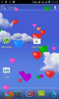 Play Heart Balloons Live Wallpaper