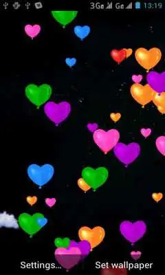 Play Heart Balloons Live Wallpaper