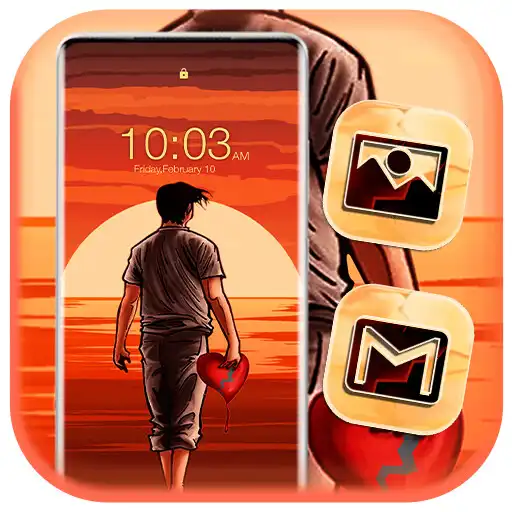 Play Heart Broken launcher Theme APK Play Heart Broken launcher Theme APK