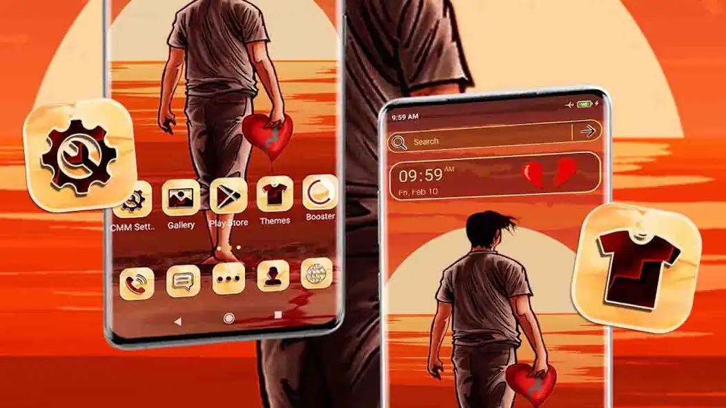 Play Heart Broken launcher Theme  and enjoy Heart Broken launcher Theme with UptoPlay