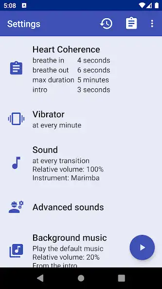Play Heart Coherence - breathing as an online game Heart Coherence - breathing with UptoPlay