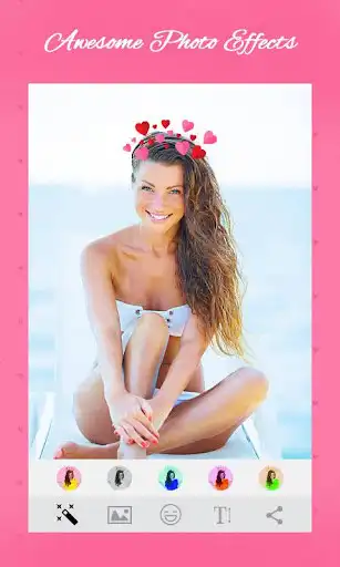 Play Heart Crown Photo Editor - Flower Crown  and enjoy Heart Crown Photo Editor - Flower Crown with UptoPlay