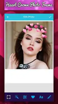 Play Heart Crown Photo Frames