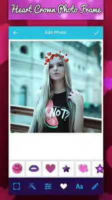 Play Heart Crown Photo Frames