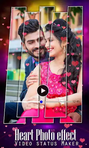 Play Heart Effect on Photo Video Status Maker  and enjoy Heart Effect on Photo Video Status Maker with UptoPlay