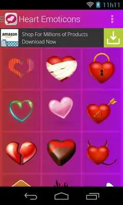 Play Heart Emoticons
