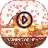 Free play online Heart Fall effect in video APK