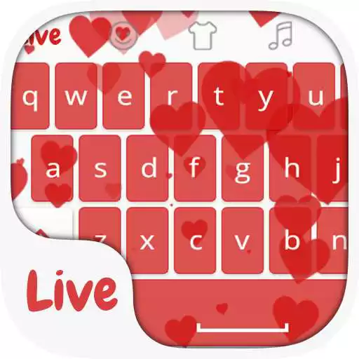 Run free android online Heart Falling Live Keyboard APK