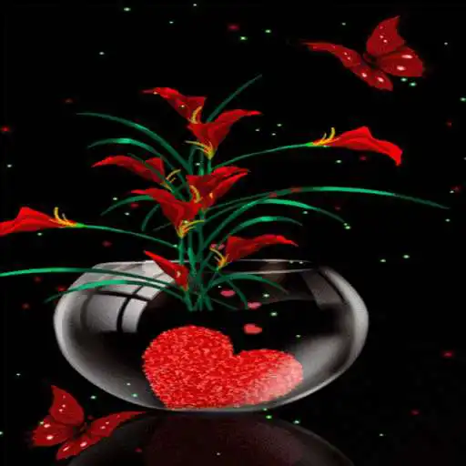 Play Heart Flowers Pot LWP APK Play Heart Flowers Pot LWP APK