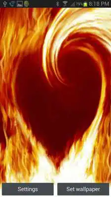 Play Heart of Fire Live Wallpaper