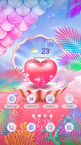 Play Heart Pearl - Wallpaper  and enjoy Heart Pearl - Wallpaper with UptoPlay