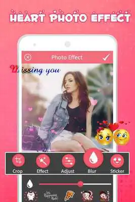 Play Heart Photo Animation Effect Video Maker 2018