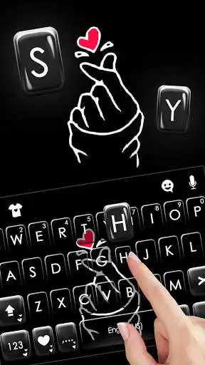 Play Heart Pop Love Keyboard Background as an online game Heart Pop Love Keyboard Background with UptoPlay