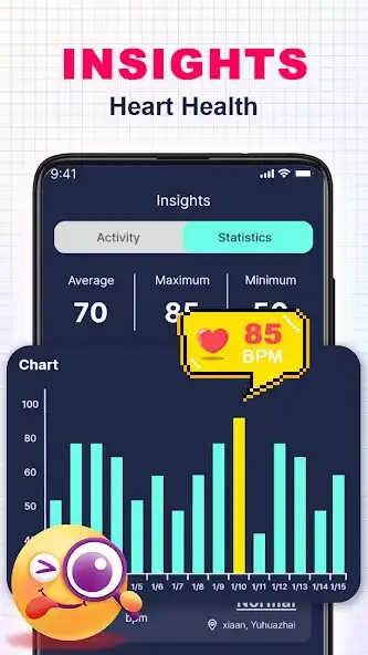 Play Heart Rate Monitor:BMP Tracker as an online game Heart Rate Monitor:BMP Tracker with UptoPlay