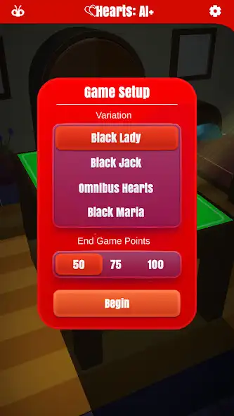 Play Hearts AI+ as an online game Hearts AI+ with UptoPlay
