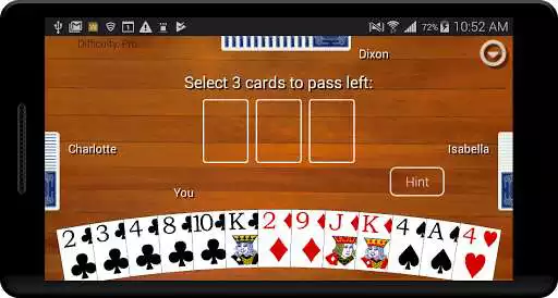 Play Hearts Card Classic as an online game Hearts Card Classic with UptoPlay