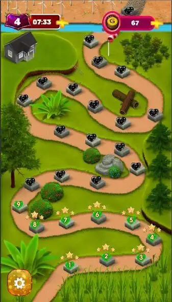 Play Hearts Cross Puzzle  and enjoy Hearts Cross Puzzle with UptoPlay
