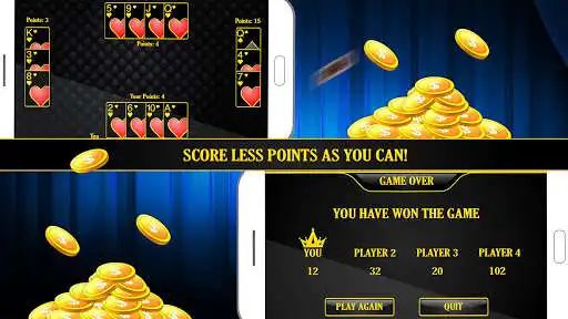 Play Hearts Deluxe Card Game as an online game Hearts Deluxe Card Game with UptoPlay